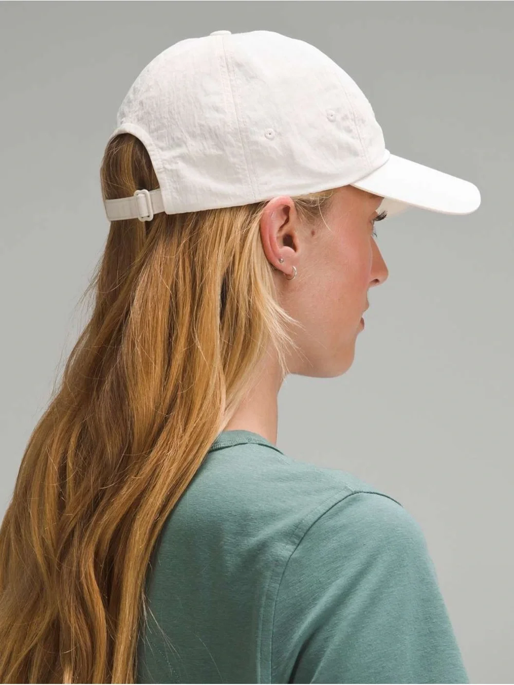 lululemon athletica Women's Cream Baseball Cap with Embroidered Logo Patch